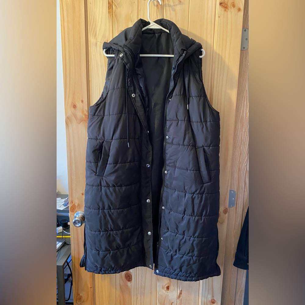 Ounar puffer long vest XXL